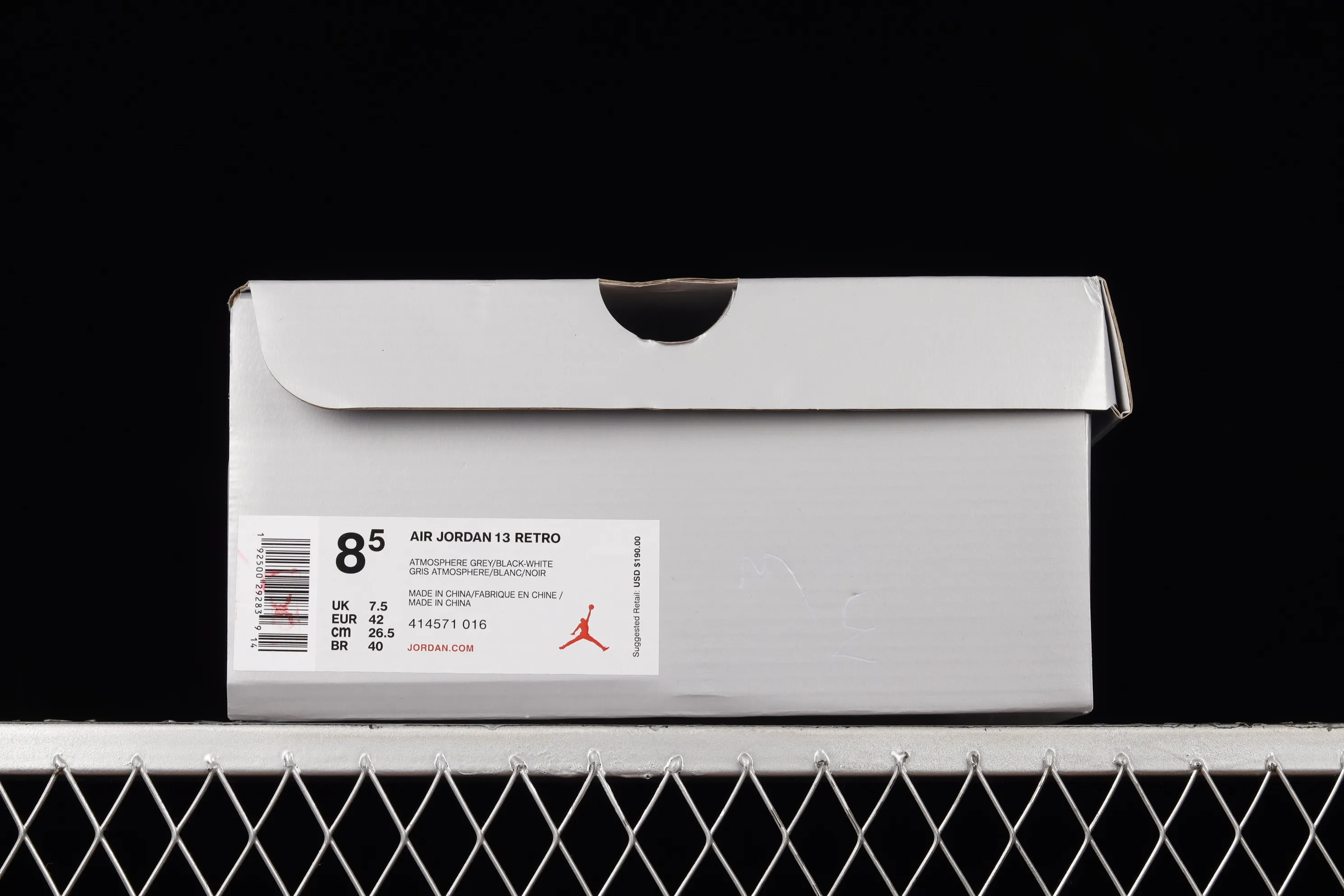 All categories Air Jordan Jordan series basketball shoes Air Jordan 13 Air Jordan 13 Retro AJ13 cool gray original real carbon real cat 414571-016